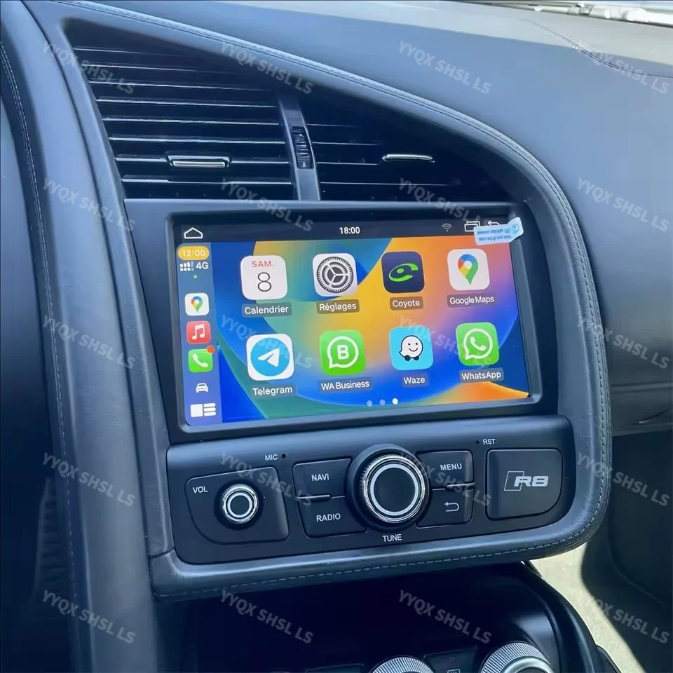 

Excellent Quality 9" Car Radio For Audi R8 2007-2015 Car Multimedia Video Player Stereo Auto GPS Navigation Carplay Unit 4G DSP