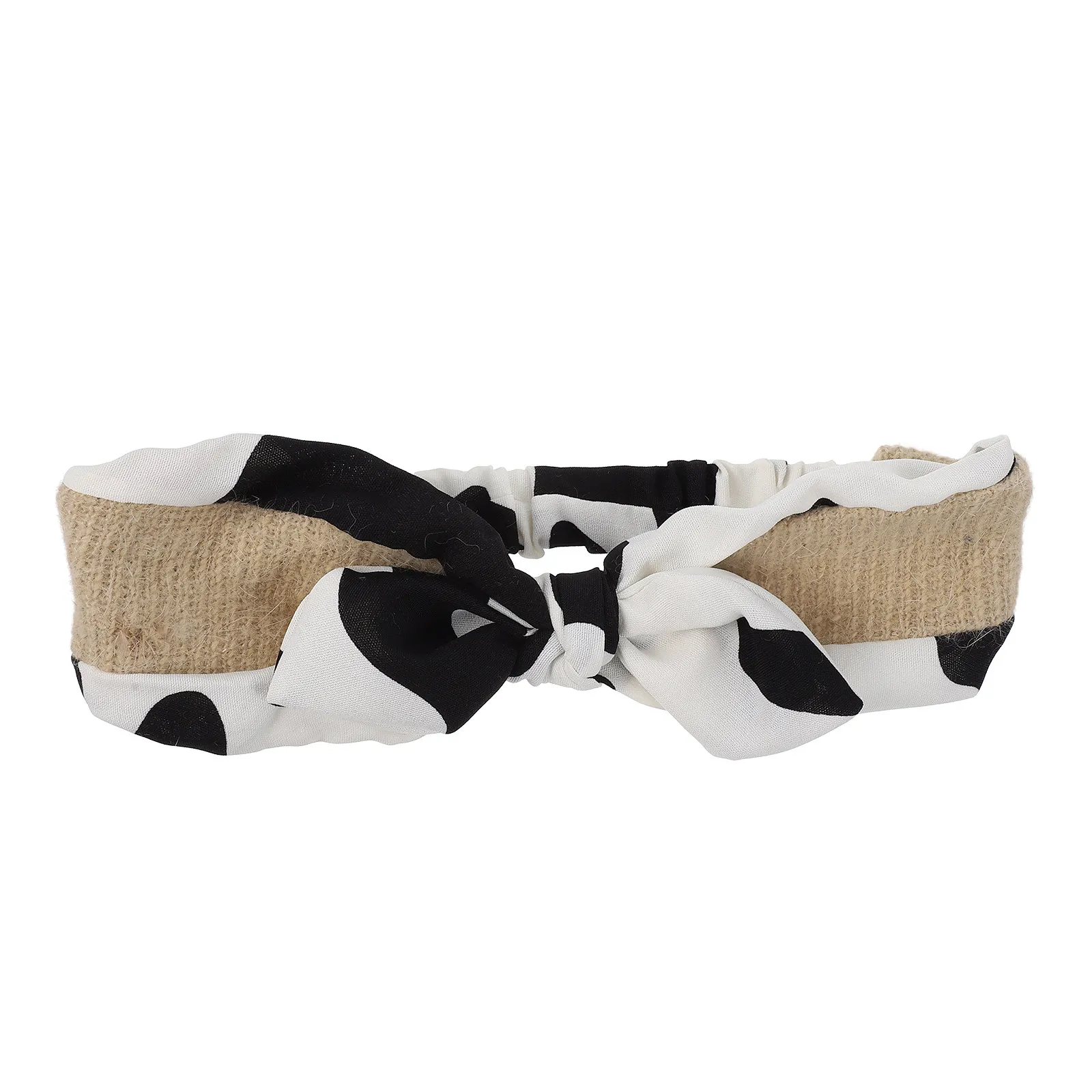 1Pcs Rabbit Hair Band Cross Bow Knot Sweet Women Headband Comfortable Breathable Hair Accessory Makeup Headwrap Fashion Hairlace