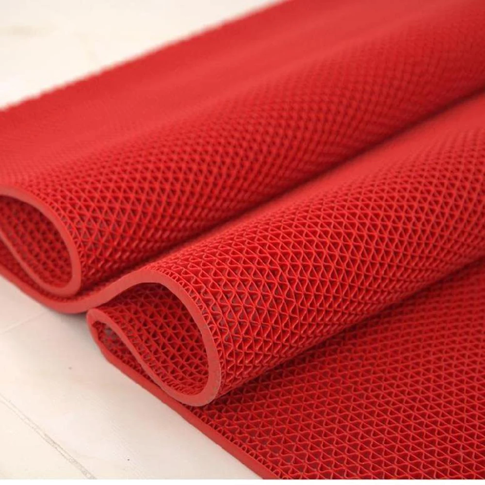 1 Piece of PVC Plastic Mat, Large Roll Kitchen Anti Slip Mat, Hollow Grid Mat, Bathroom Floor Anti Slip Mat