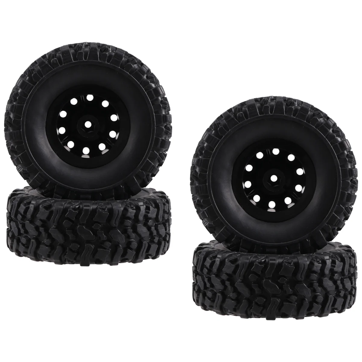 BAAA-4Pcs 65mm pneus roda para mn d90 d99s MN-90 mn91 mn98 mn99s wpl c14 c24 C24-1 c34 b14 b24 b36 rc peças de atualização do carro