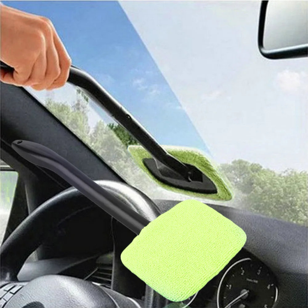 Blue/Green Windshield Easy Cleaner Microfiber Auto Window Cleaner Clean Hard-To-Reach Windows for Car Home Hot Drop Shipping