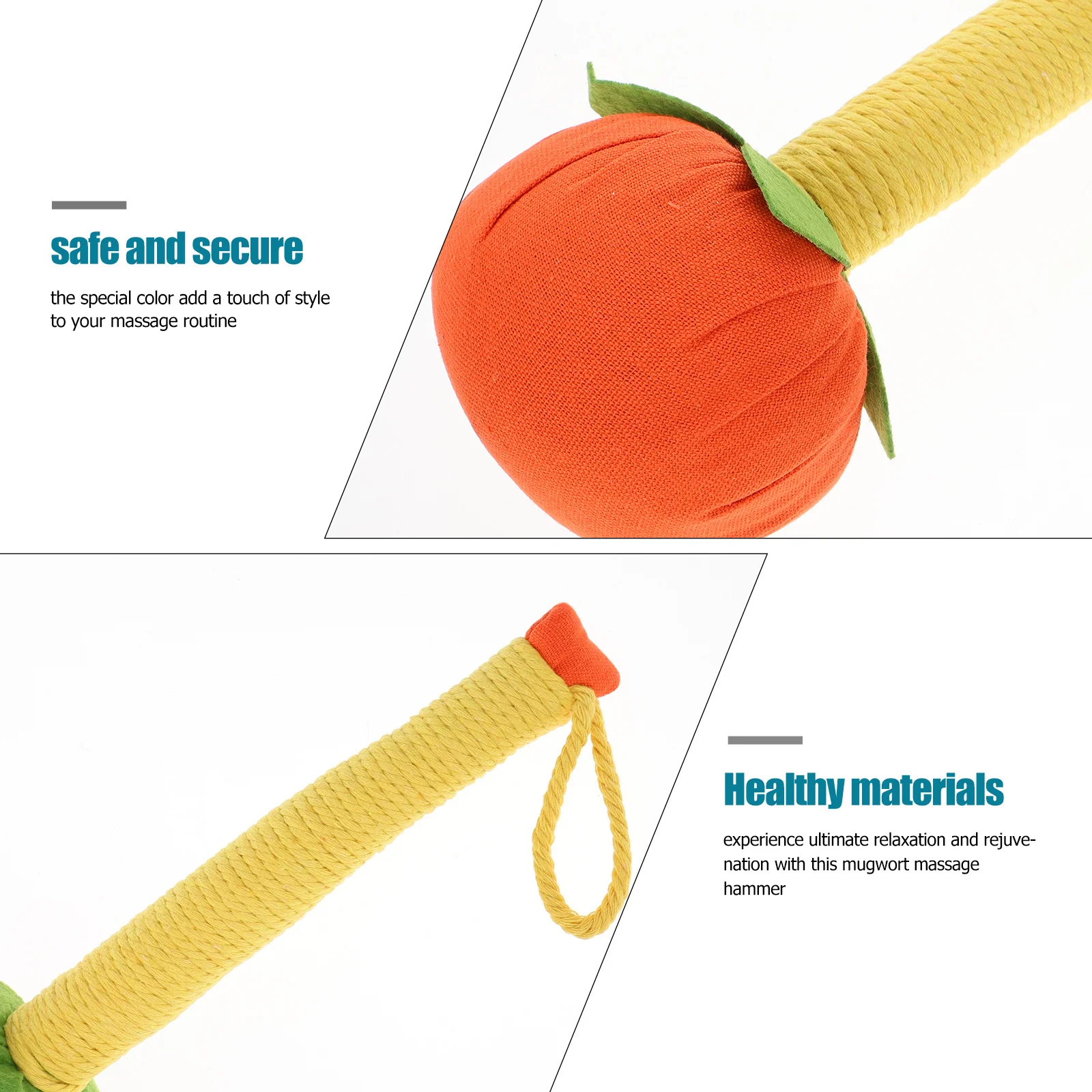 مطرقة تدليك Mugwort القطن القماش دليل فوز مدلك المحمولة الاسترخاء أداة الرقبة الظهر العضلات لتخفيف الآلام يده الظهر #3
