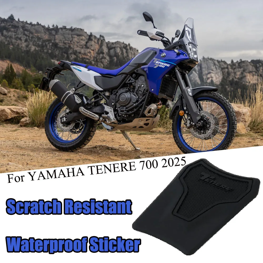

100%BrandNewFor YAMAHA TENERE700 2025Motorcycle High-Strength Adhesive Backing Fuel Tank Pad Scratch Resistant WaterproofSticker