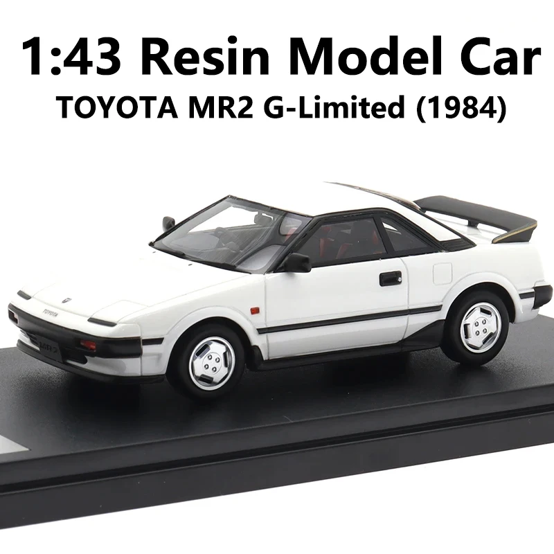 

Приветствующие модели автомобилей 1:43 TOYOTA MR2 G-Limited (1984) Моделирование автомобиля из смолы, литья под давлением, украшения для транспортных средств для мальчиков, коллекция подарков