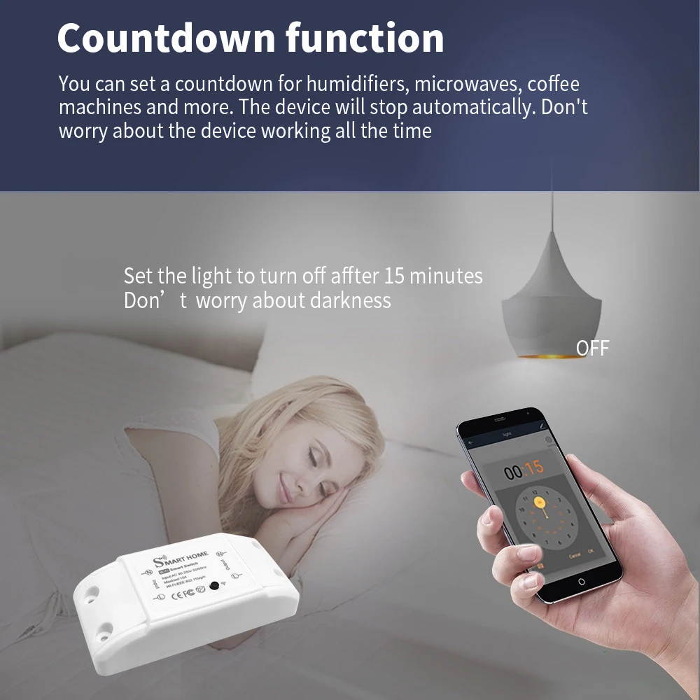Smart Home Easy Installation And Setup Stylish Design Energy Efficient Timer Top-selling Device Remote Control Wireless