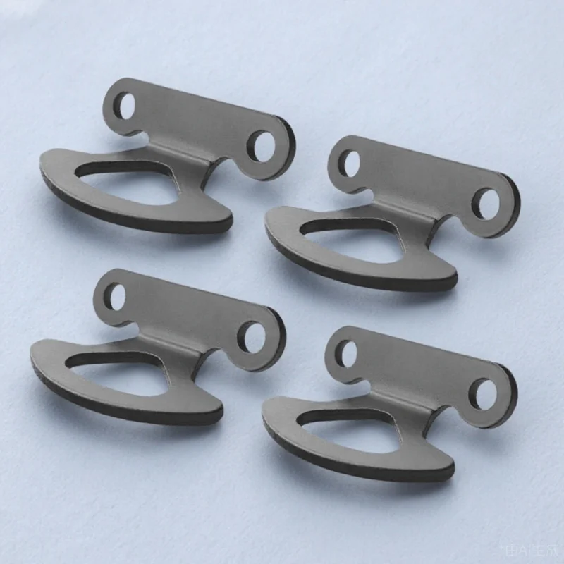 

4Pcs Tie Down Anchor Hooks Heavy Duty Iron Car Bed Tie Down Anchors Secure Trailer Cargo Truck Pickup Accessories