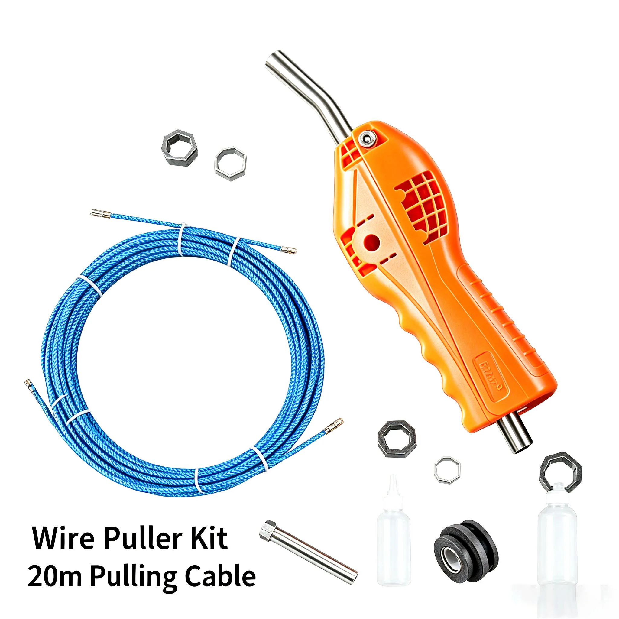 Electrical Wiring Aid Adjustable Pressure Design Boosts 10/15/20/25/30 Meters Electric Wire Pulling Assist Tools Accessories