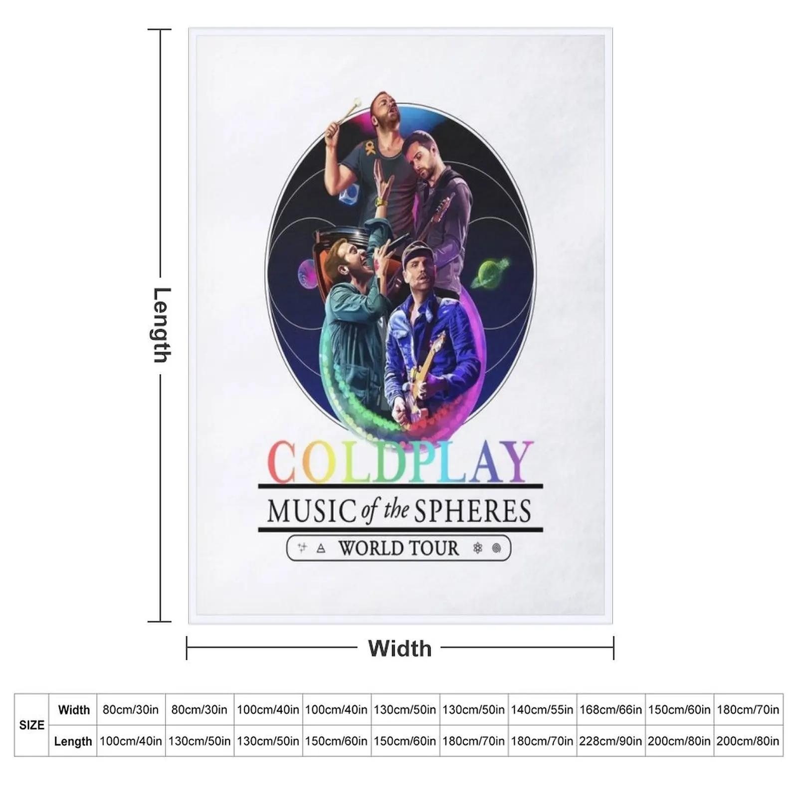 cold world album tour Throw Blanket Decorative Throw Moving Luxury Throw blankets and throws Blankets