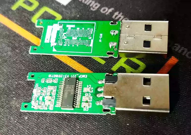 

EMMC Programmer Anguo AU6438 BGA153-162-221 PCB Board for Converting Android Font Library to USB Flash Drive
