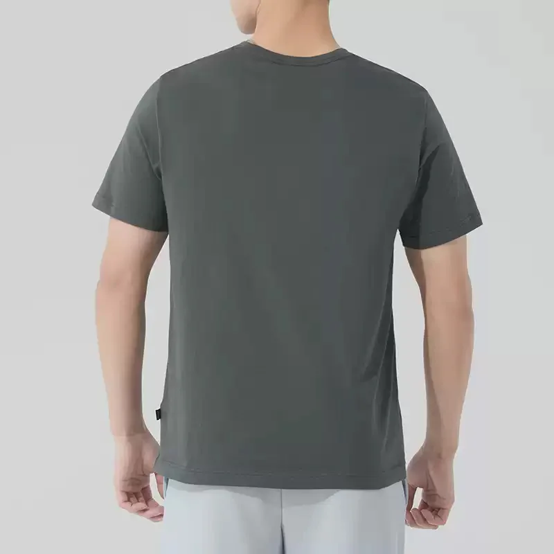 Puma short-sleeved T-shirt for men, summer pure cotton round-neck sporty casual loose-fitting versatile top 691340-86