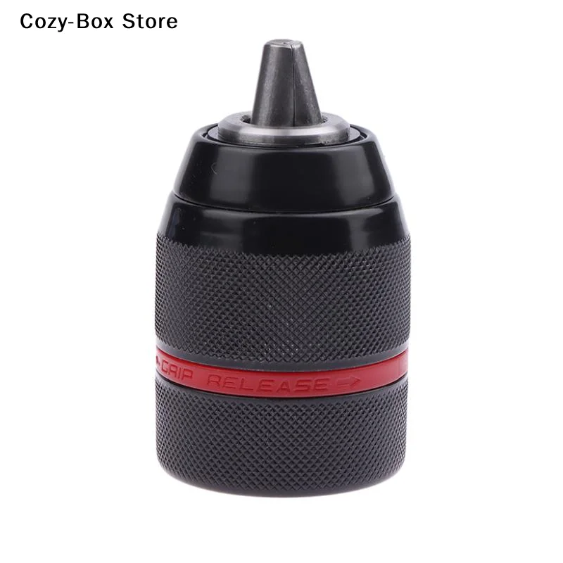 [ZY]Self-Locking Drill Chuck 0.8-10mm Thread 3/8-24UNF 75x40mm Ratchet Keyless Metal Drill Chuck For Electric Drills[ZY]
