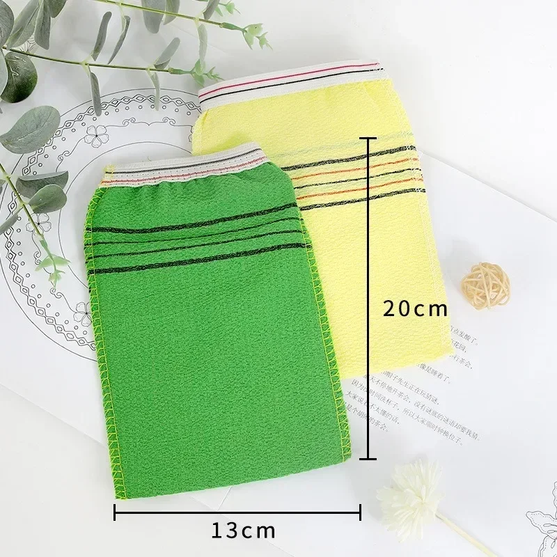 Gant de gIslande à fréquence de frottement pour la douche, gant de bain pour éplucher les livres de corps exextensibles, gants de peau, brosse Linge, serviette de bain, fournitures de livres, 1PC