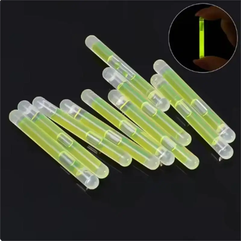 10/50PCS Mini Glow Sticks Fluorescent Light Outdoor Camping Night Fishing Gadgets Mix Multicolor Festival Party Luminous Prop