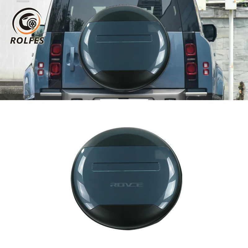 ROLFES For Land Rover Defender 90 110 130 2020-2023 Bright Color Car Spare Tire Cover Wheel Cover Protector Styling Accessories