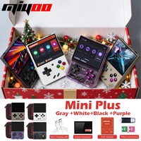 Miyoo Mini Plus 4Pcs Classic Retro Handheld Game Console Players Mini+ Video Games Consoles Christmas Children's Gifts With Bag