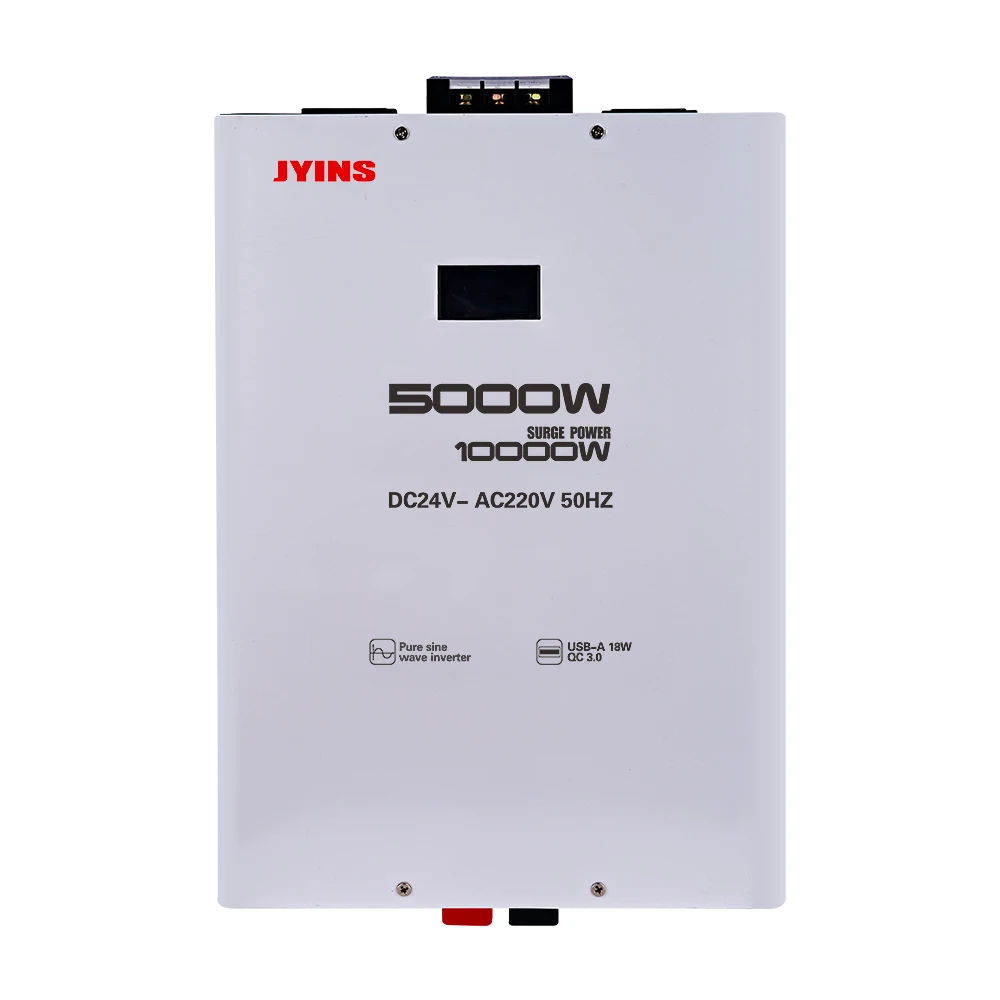 Single Phase 24V/48V DC to 220Vac Hybrid Solar Pure Sine Wave Inverter 5KW Solar Inverter