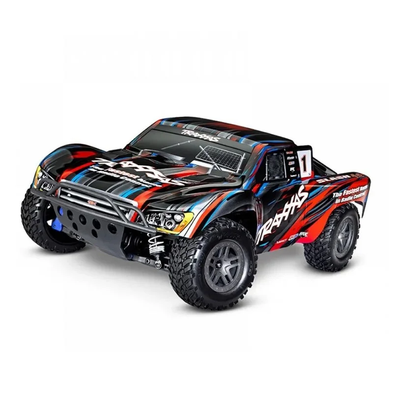 TRAXXAS 1/10 four-wheel drive Slash remote control electric brushless off-road vehicle BL2S short card RTR 68154-4