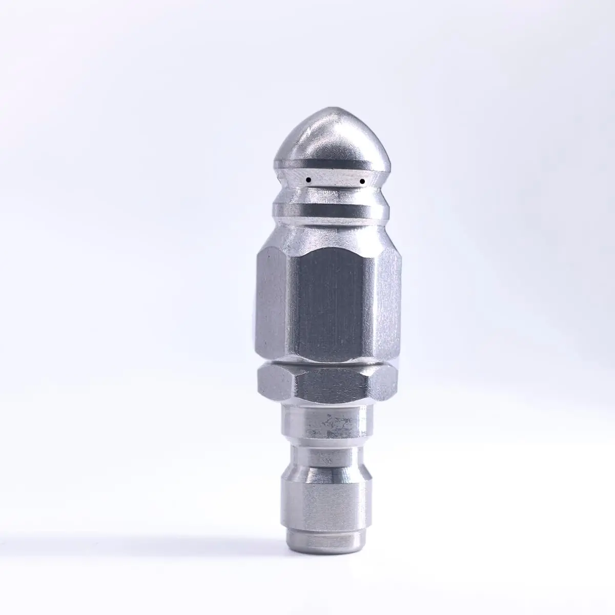 

Sewer Jetter Nozzle, High Pressure Drain Jetter Hose Nozzle, With Stainless Steel 1/4'' Quickly Connector, 5000 PSI 3pcs
