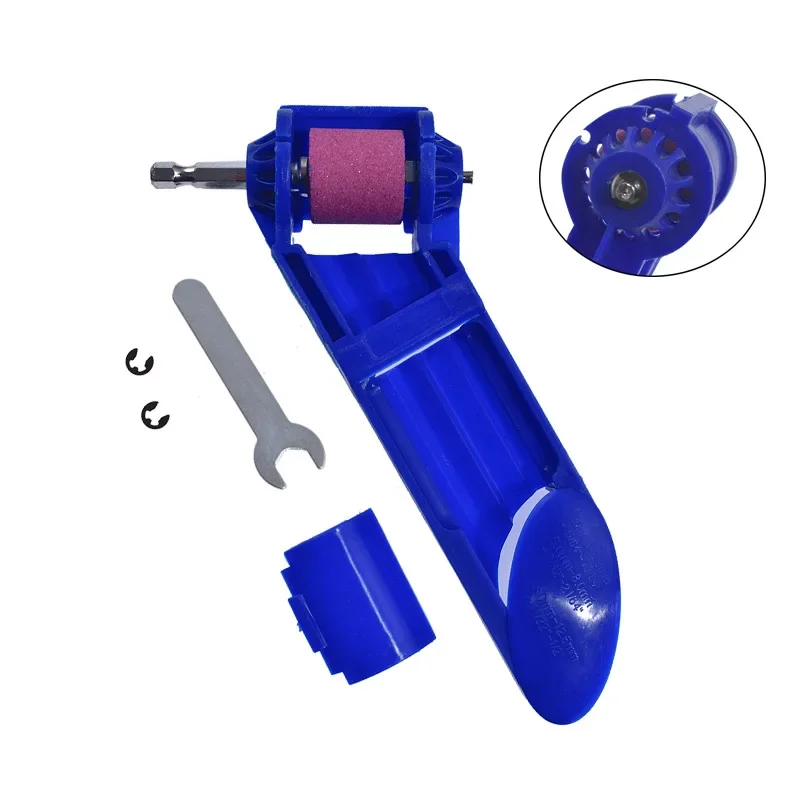 Portable Drill Bit Sharpener Corundum Grinding Wheel Tool Corundum Resisting Drill Polishing Grinder Wheel Tool 2.0-12.5mm Drill