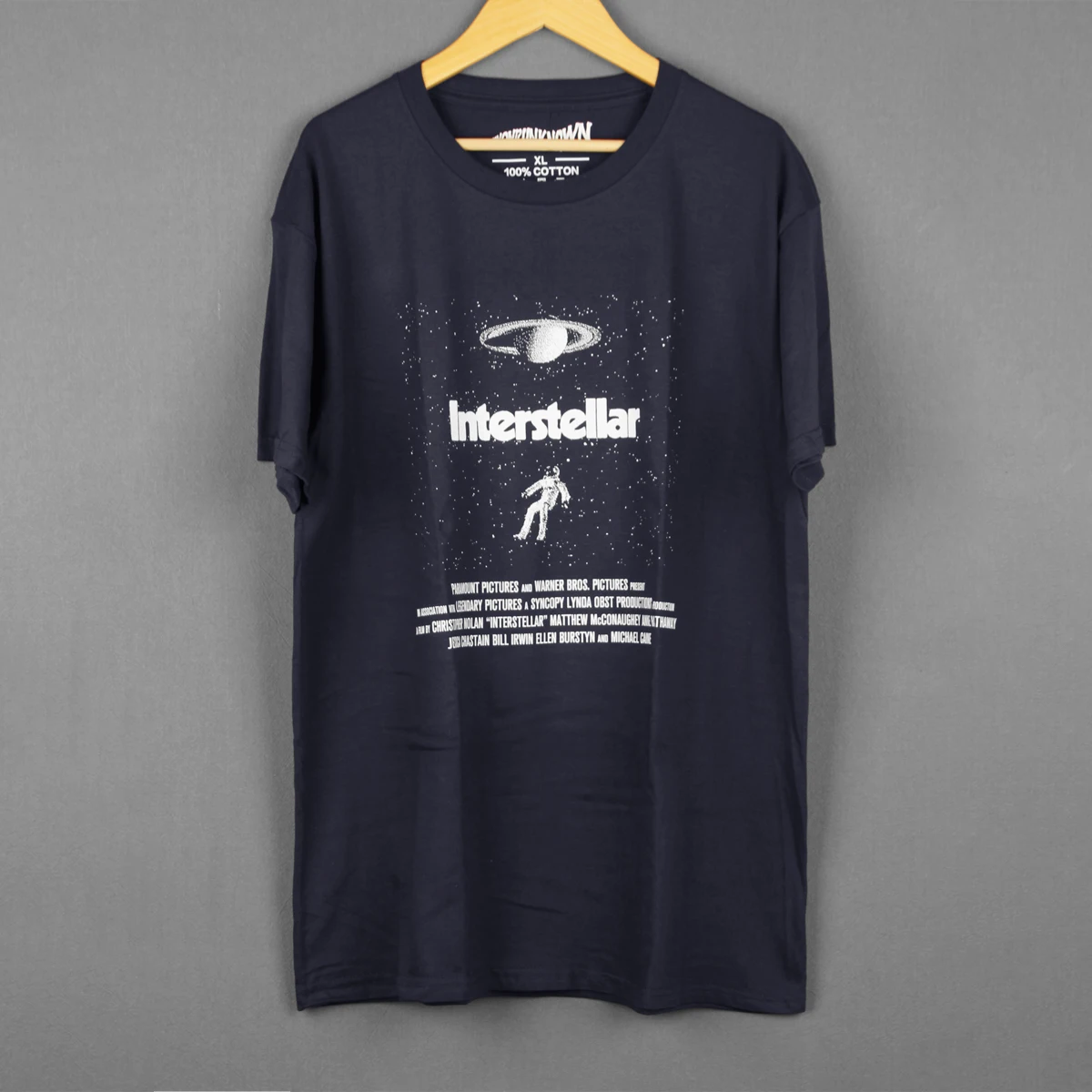 Interstellar T-Shirt Christopher Nolan Movie 2001 A Space Odysse Inception Source Code Men Cotton Long Sleeves Washed Tee Shirt
