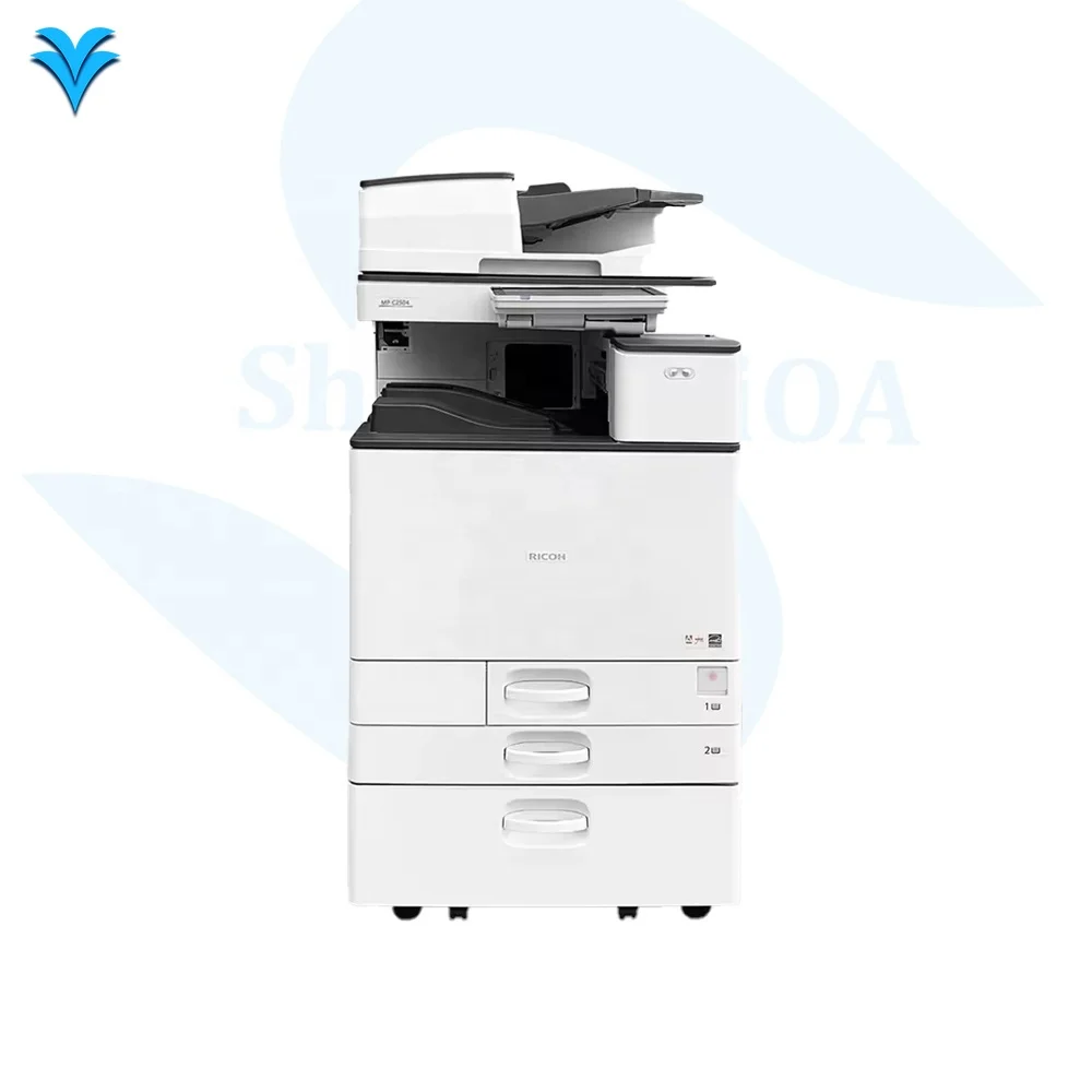 C2504 Multifunctional Color A3 Laser Photocopier  Machine For Ricoh MPC2504 Used Office Printer Copiers Digital Duplicator