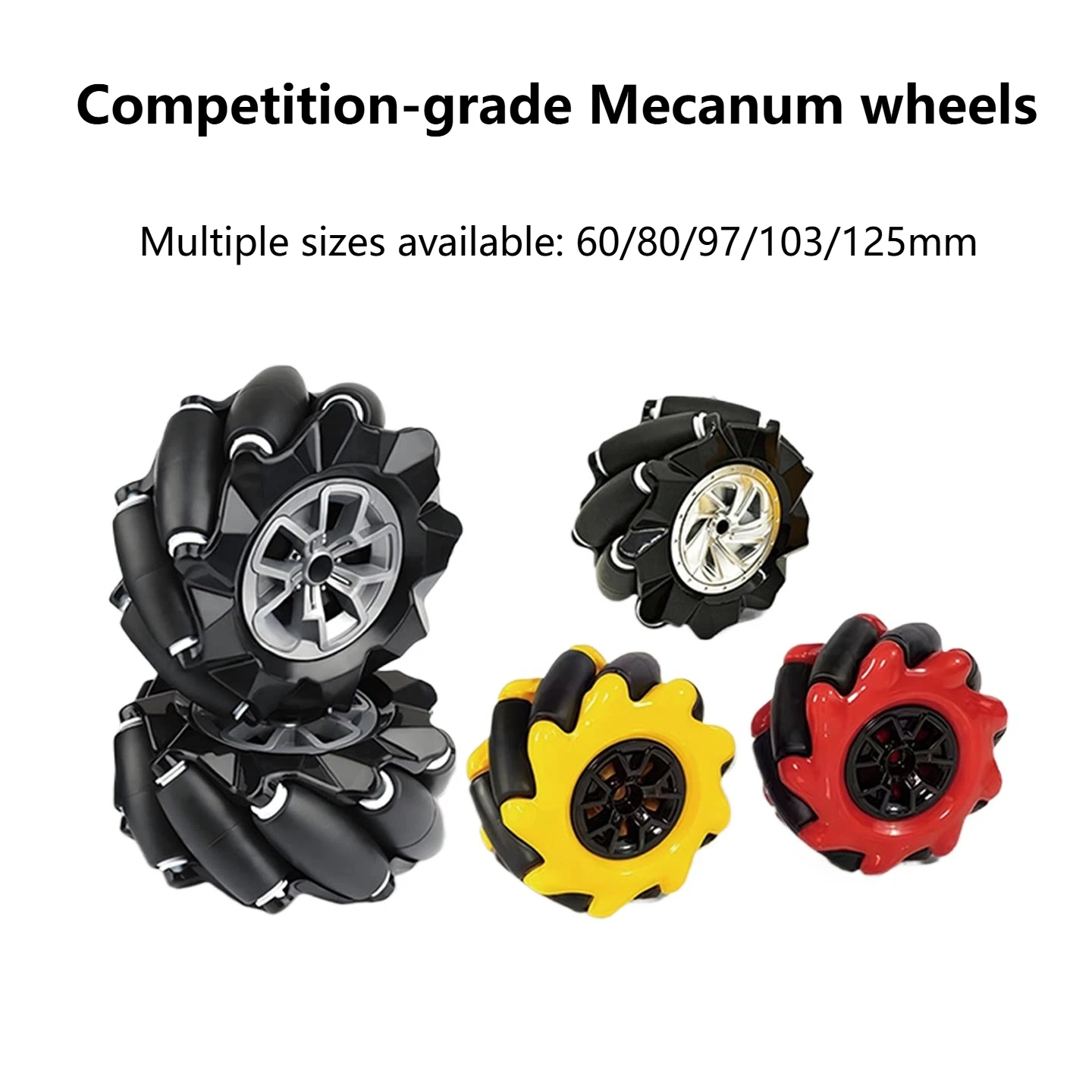 Mecanum Omni‑directional Wheel Smart Car Accessories, TT Motor, ROS Robot Omni Wheel
