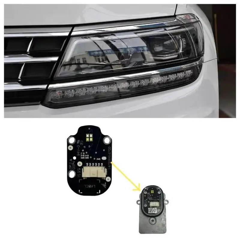 Natural White DRL LED Boards 1473000168 5TA998475C For VW Touareg Tiguan L Daytime Running Light Chips 2016 2017 2018 2019 2020