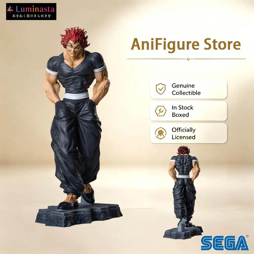 Genuine In Stock SEGA Luminasta Baki-Dou Yujiro Hanma Figure Anime Model Toy Collectible