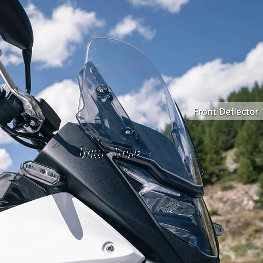 혼다 XL 750 Transalp XL750 TRANSALP 2023 2024 2025 오토바이 아크릴 사이드 패널 윈드 디플렉터 프론트 스포일러 윈드쉴드 썸네일 3