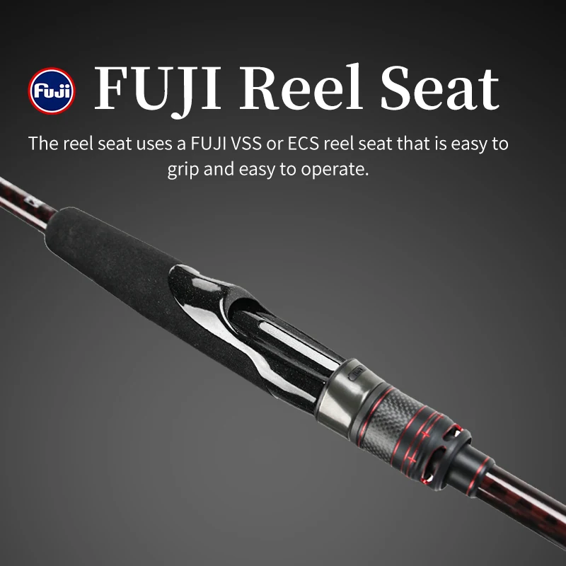 TSURINOYA Long Casting Fishing Lure Rod HACKER Ⅱ S812M High Sensitivity 2.46m MF Action Spinning Casting Rod - view 2