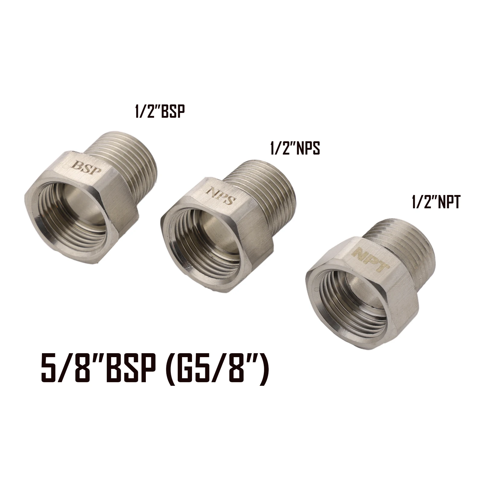 Stainless Steel 5/8\