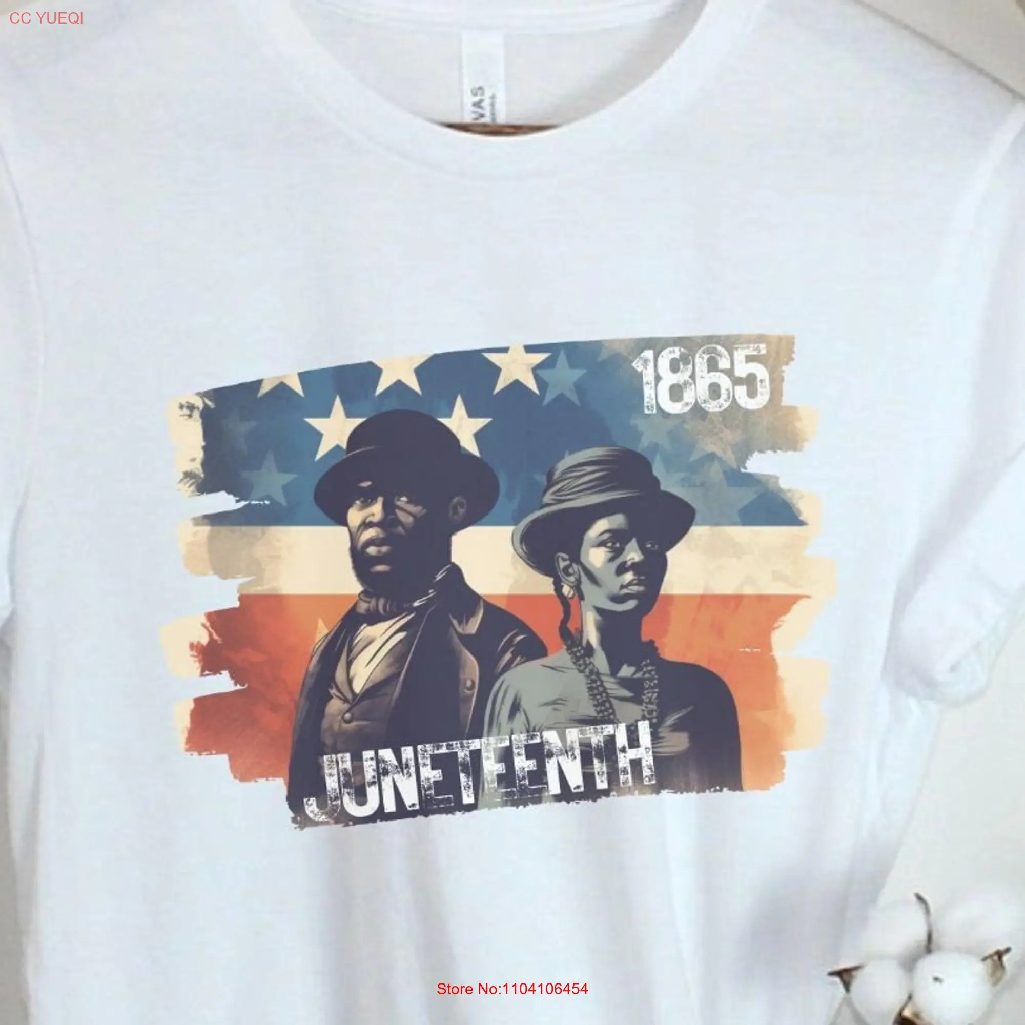 1865 Juneteenth Tribute T Shirt Honoring Freedom and Equality Black History Cultural Heritage Community Awareness