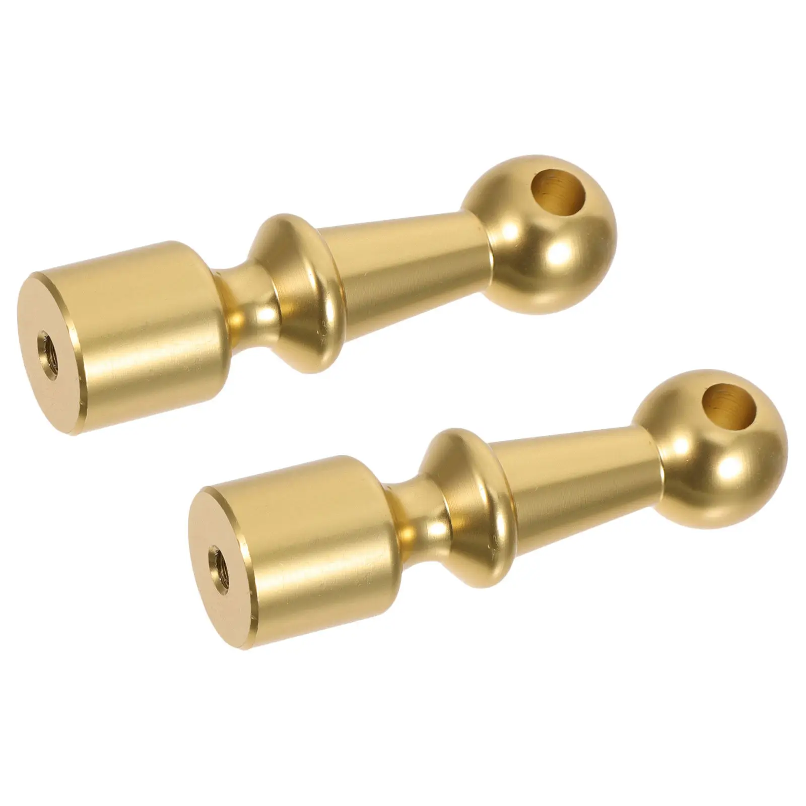 2pcs Railing Bracket Spindles Furniture Connectors for Glass Cabinet Railing Furniture Gallery Rails and Serving Cart 5mm Hole