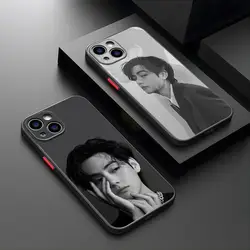 Kim Taehyung Phone Case Matte Translucent For IPhone 15 Pro 14 Pro Max 13 11 12 Mini Xs X Xr 7 8 Plus Se Back Cover