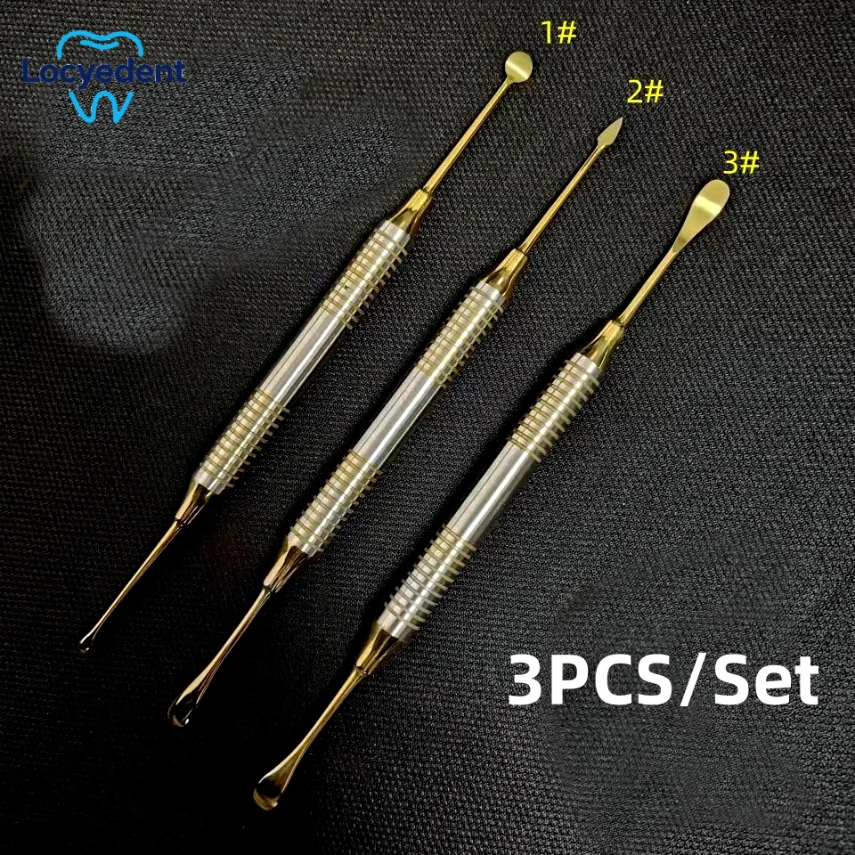 

Dental Periosteal Elevator Separator Peristeel Splitter Tool stainless steel Titanium Coating ﻿