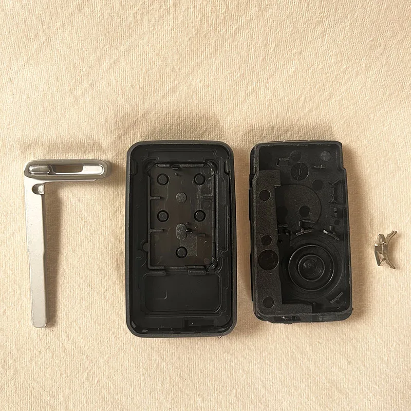 Pengganti Cangkang Kunci Jarak Jauh Pintar untuk Volvo S60L/XC60/S80L/V60/V40 Penutup Casing Kunci Mobil dengan Logo