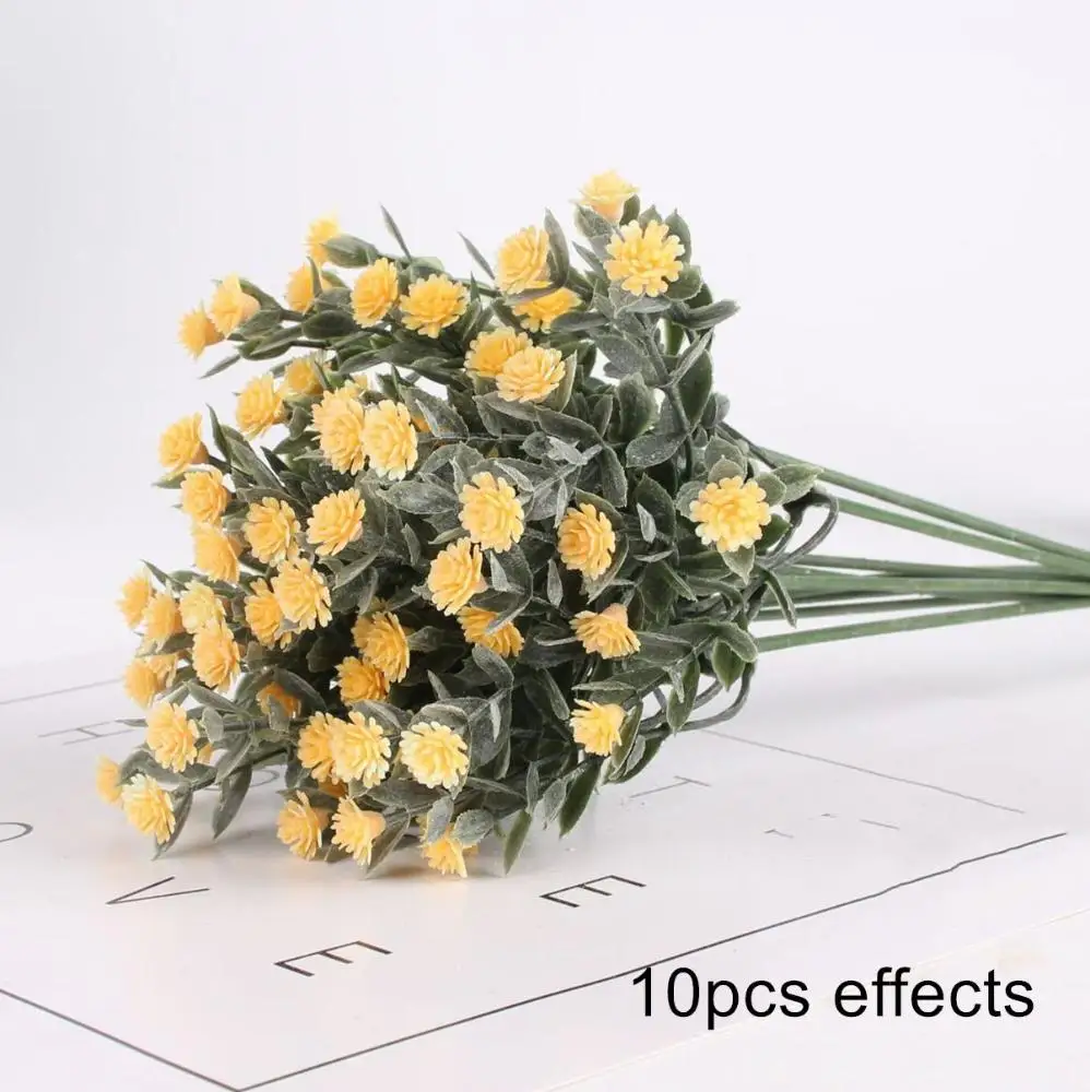 Home Decoration Plastic Floral Bouquet Babysbreath Gypsophila Fake Flowers Artificial Flowers