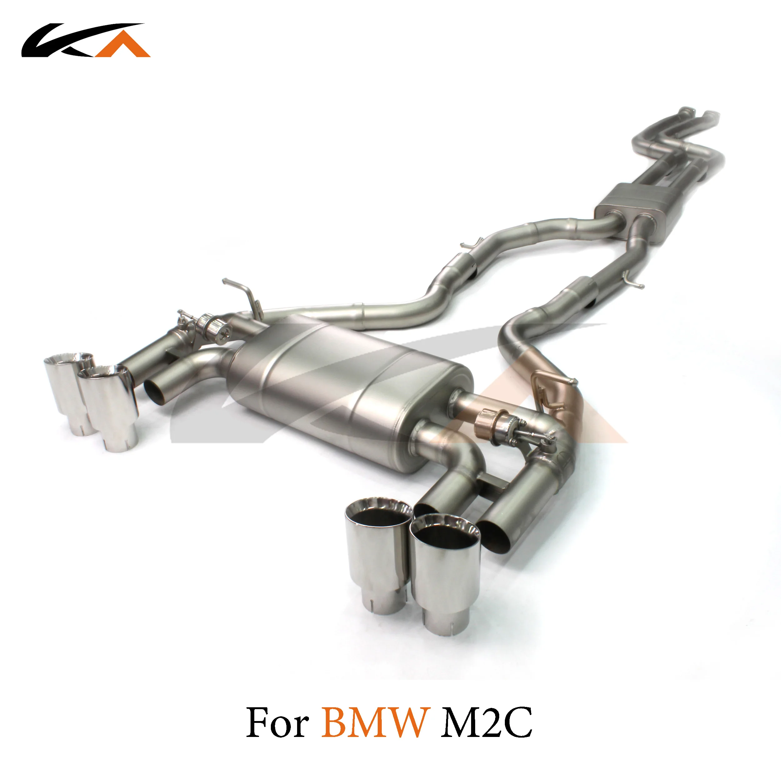 KA Tuning Stainless Steel Catback Exhaust System for BMW M2C F87 Rear Section Performance Muffler Valve Sport Sounds