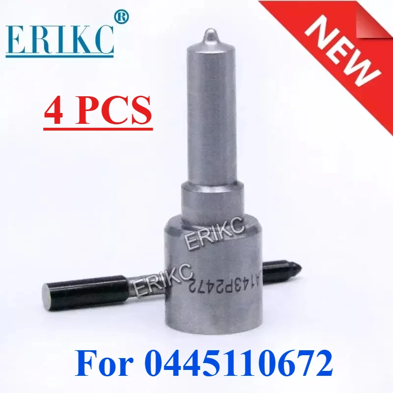 

ERIKC 0 445 110 672 Детали форсунки Сопло DLLA 143 P 2472 Форсунка Форсунка Crdi DLLA 143P 2472 Распылитель форсунок 0 433 172 472