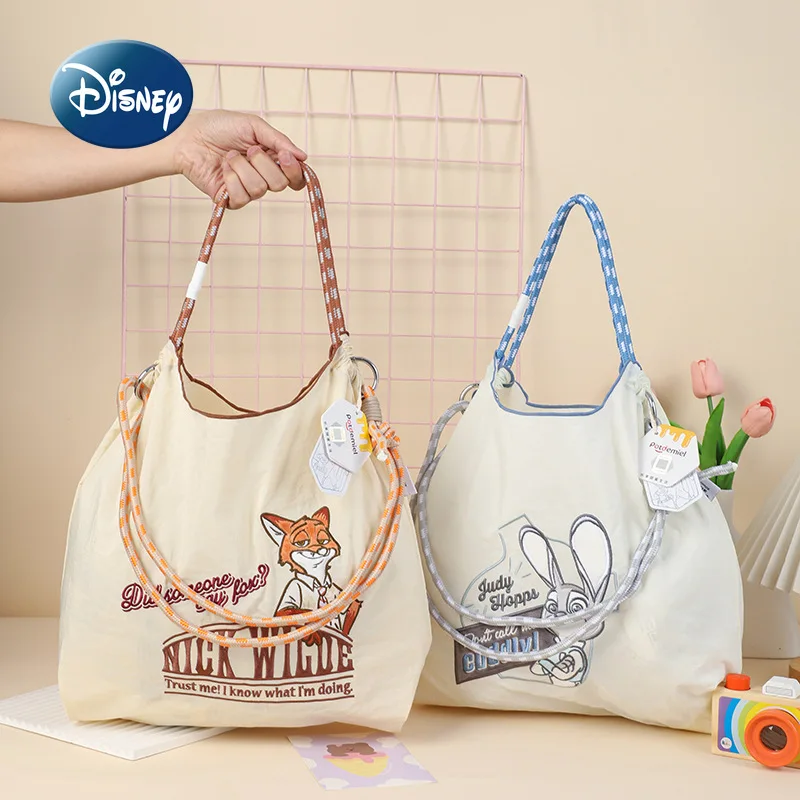 

Disney New Women's Handbag Luxury Brand Original Drawstring Fashion Women's Shoulder Bag Large Capacity High Quality Women's Bag
