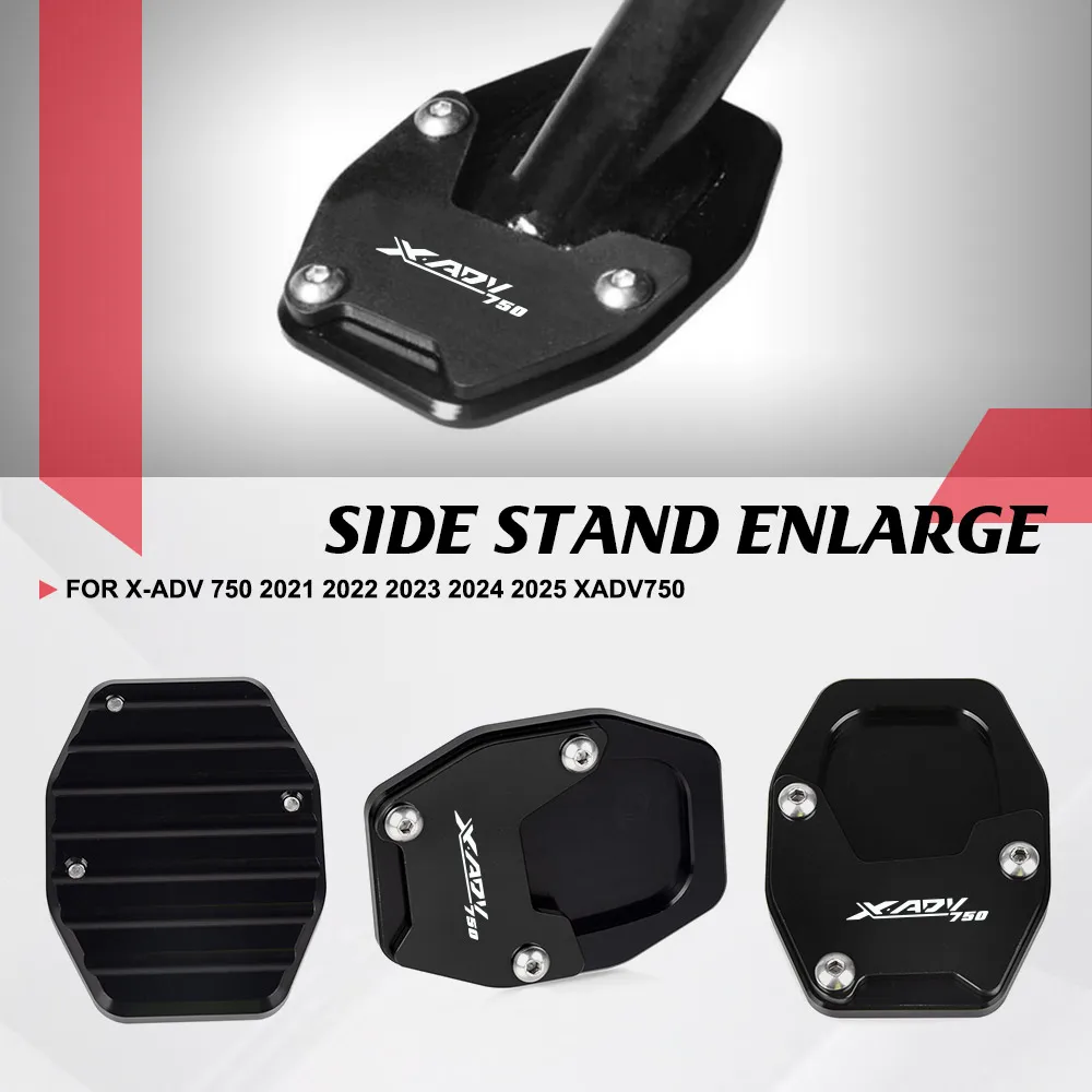 

Motorcycle XADV 750 Kickstand Extension Foot Side Stand Enlarger Plate Pad FOR HONDA X-ADV 750 2021 2022 2023 2024 2025 XADV750