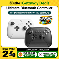 8Bitdo Switch 2 Controller Ultimate Bluetooth Gamepads PC with Charging Dock for Nintendo Switch 2/Switch1 Windows 10 11 Steam
