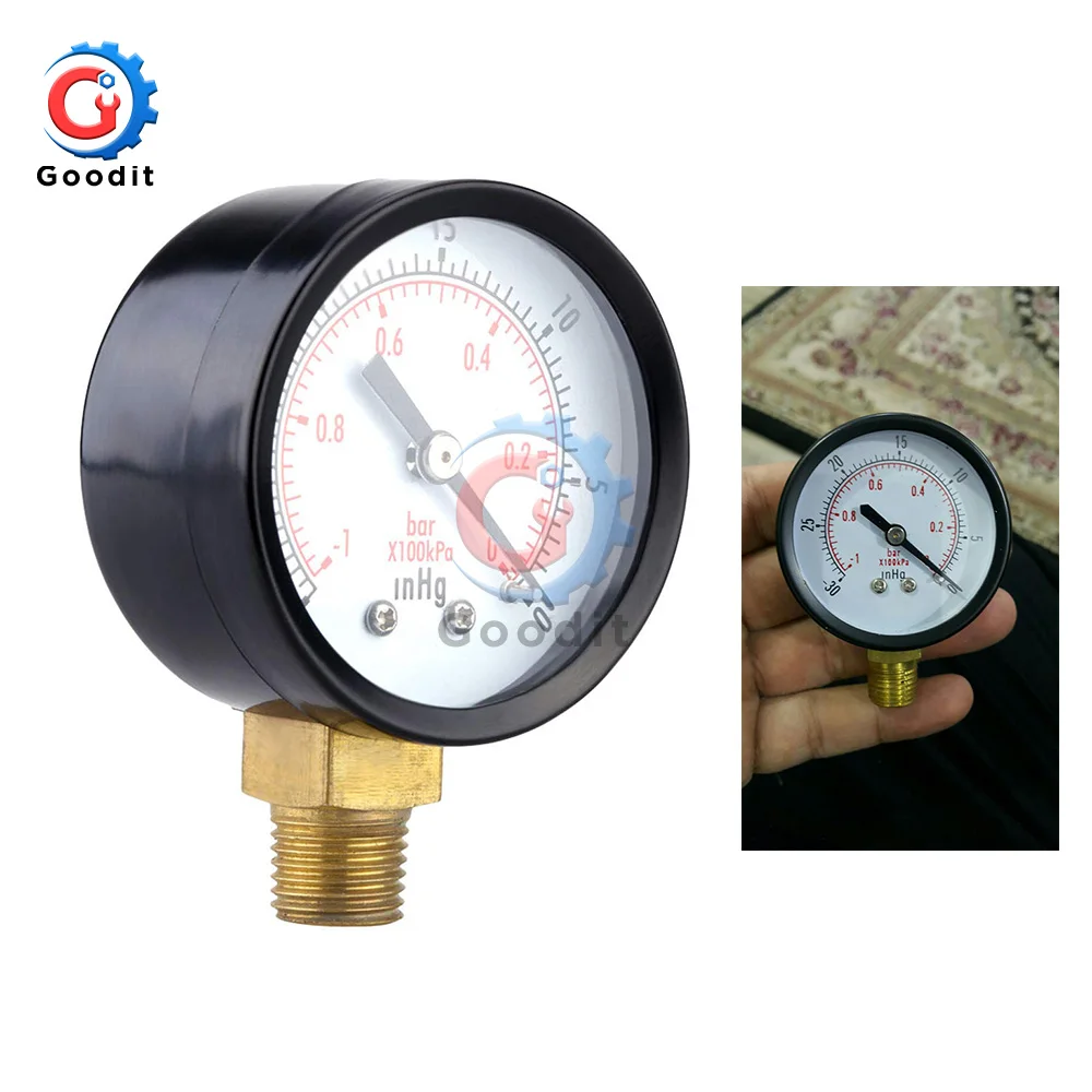 Portable Dual Scale Dial Gauge 1/4\