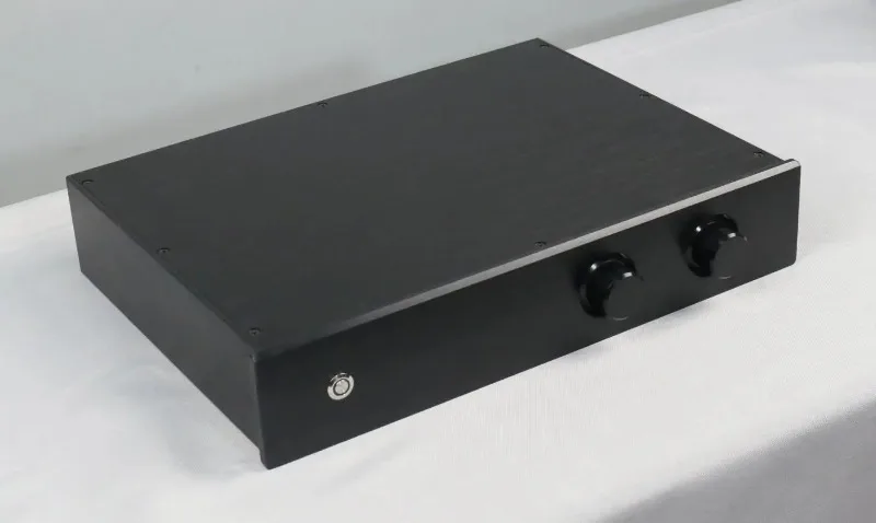 Imagem -05 - Hifi Faça Você Mesmo Audio Preamp Case Gabinete de Alumínio Completo Amplificador de Potência Chassis Prata Preto Painel Dourado para Escolher 4308
