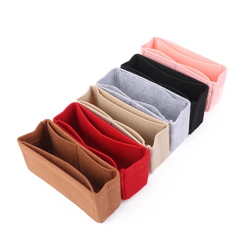 1PCS Felt Purse Insert Bag Organizer For Mini Bag Storage Bag The Liner Bag Handbag Liner Bag