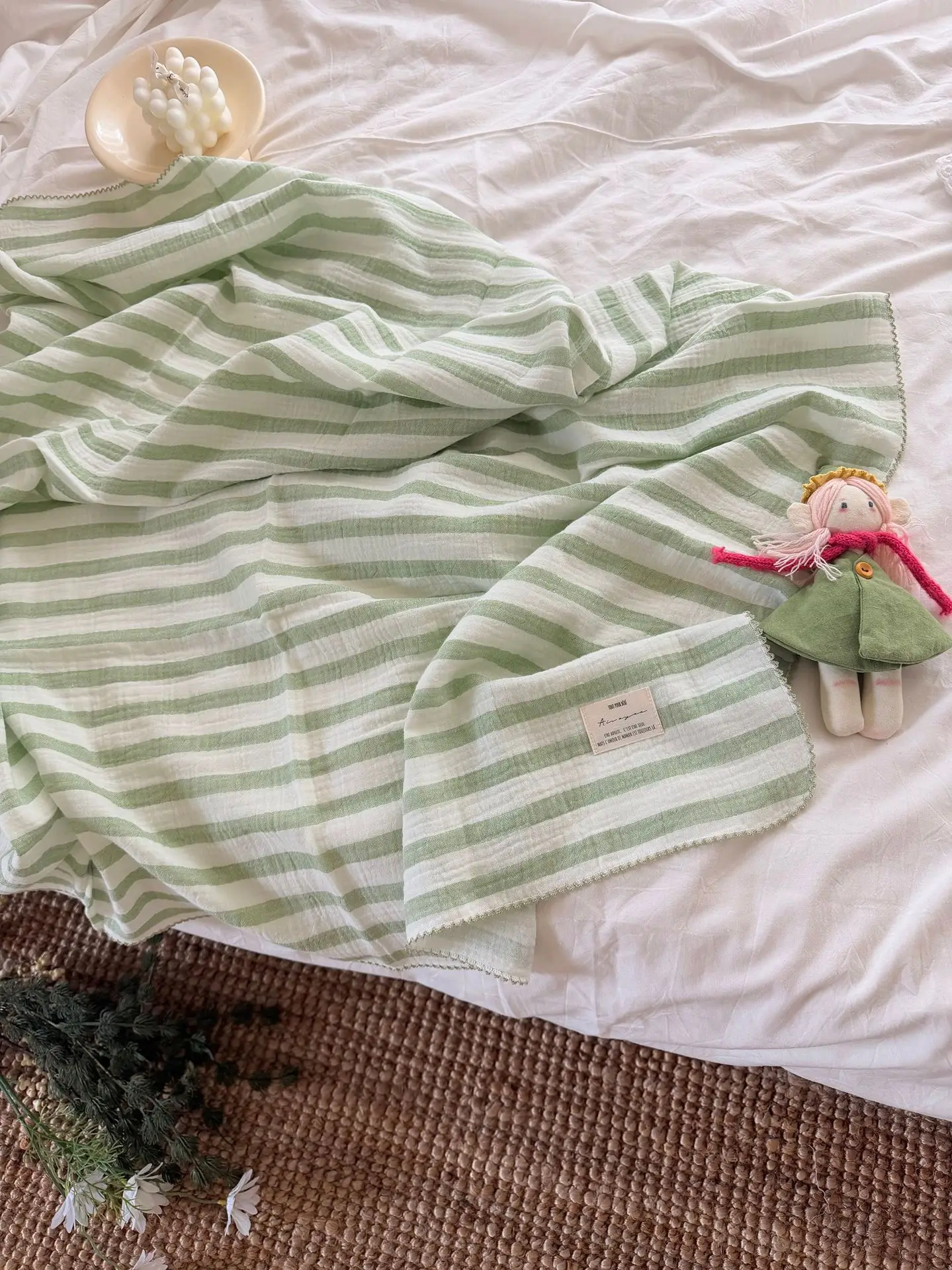 Mantas de muselina de verano p - Baby Girl Nursery Quilt reseña y precio