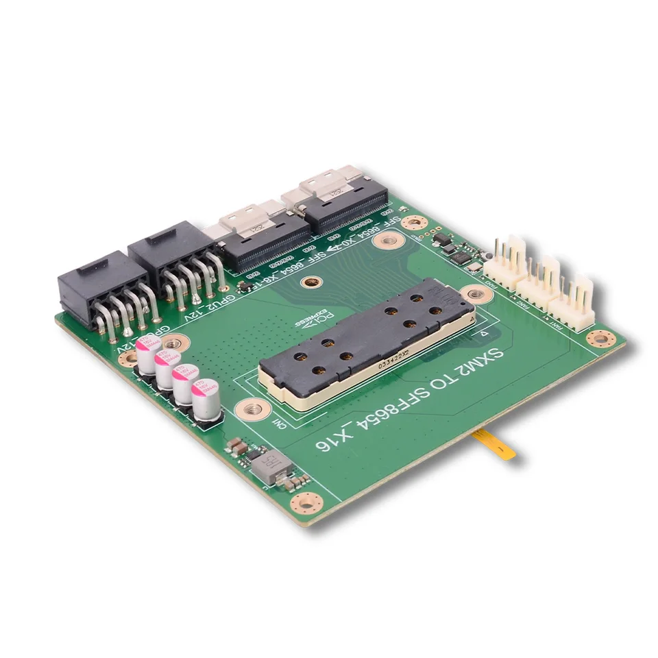 SXM2 To SFF-8654 Adapter Riser Card Board for Nvidia P100 V100 GPU