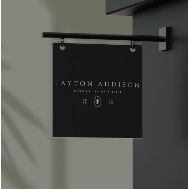 Custom Hanging Sign, Blade , Custom Blade  Hanging, Custom Flag, Custom, Square Blade, Business