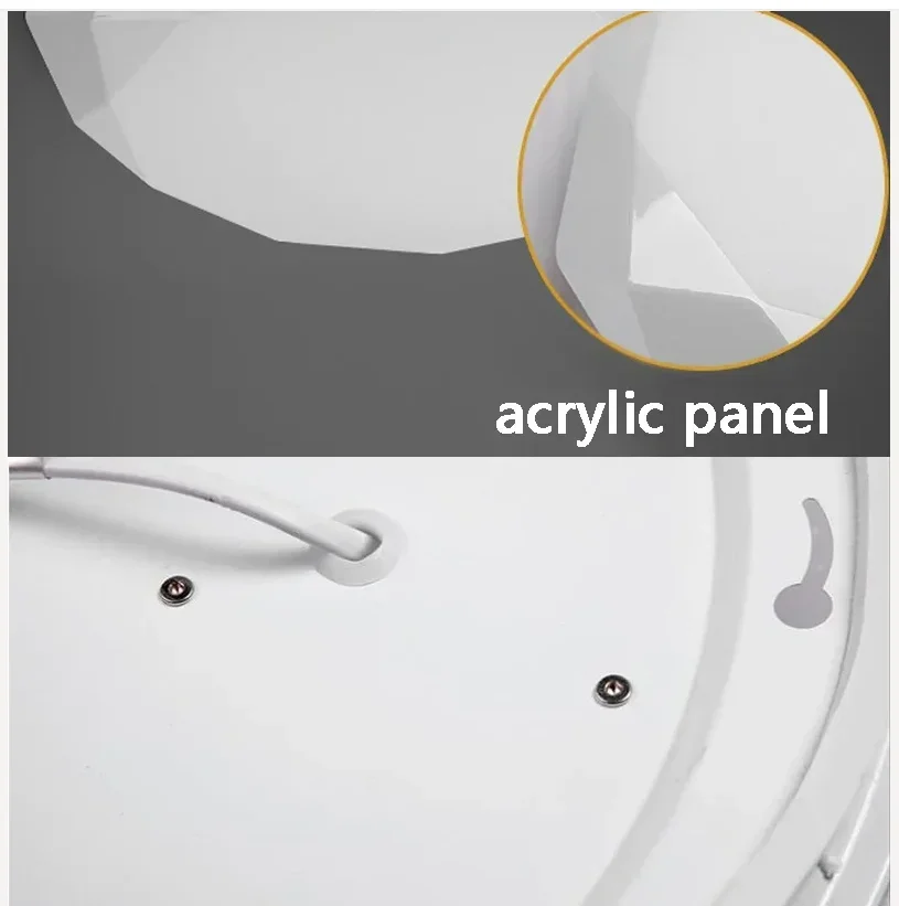 ABS material Ceiling light LED 18W 24W casting molding seal dustproof plate indoor led lamp for Kitchen,living room, balcony