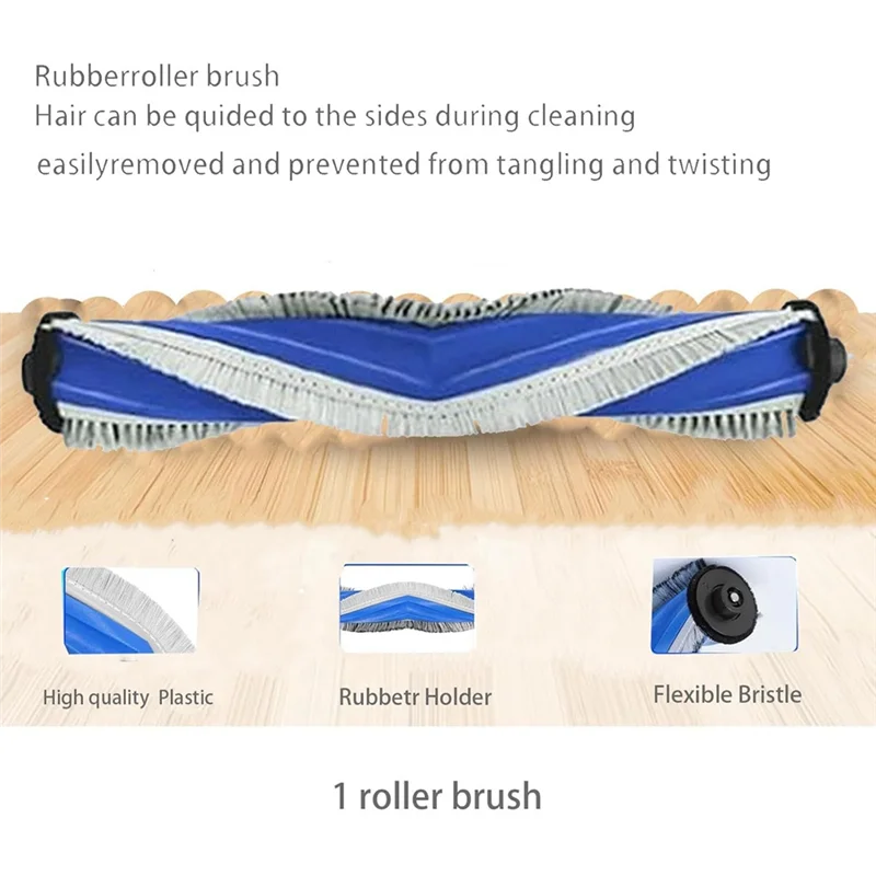 ABUD-164PCS อะไหล่สําหรับ ECOVACS DEEBOT X5 PRO / X5 Pro OMNI เครื่องดูดฝุ่น Mop ผ้ากรอง Hepa หลักแปรงด้านข้าง